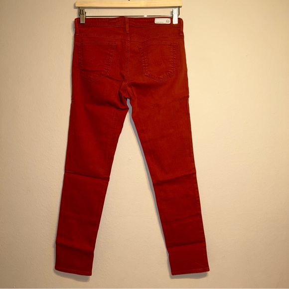 AG Adriano Goldschmied the Stevie Slim Straight Ankle pants‎ in Clay Orange 27R - Picture 2 of 8